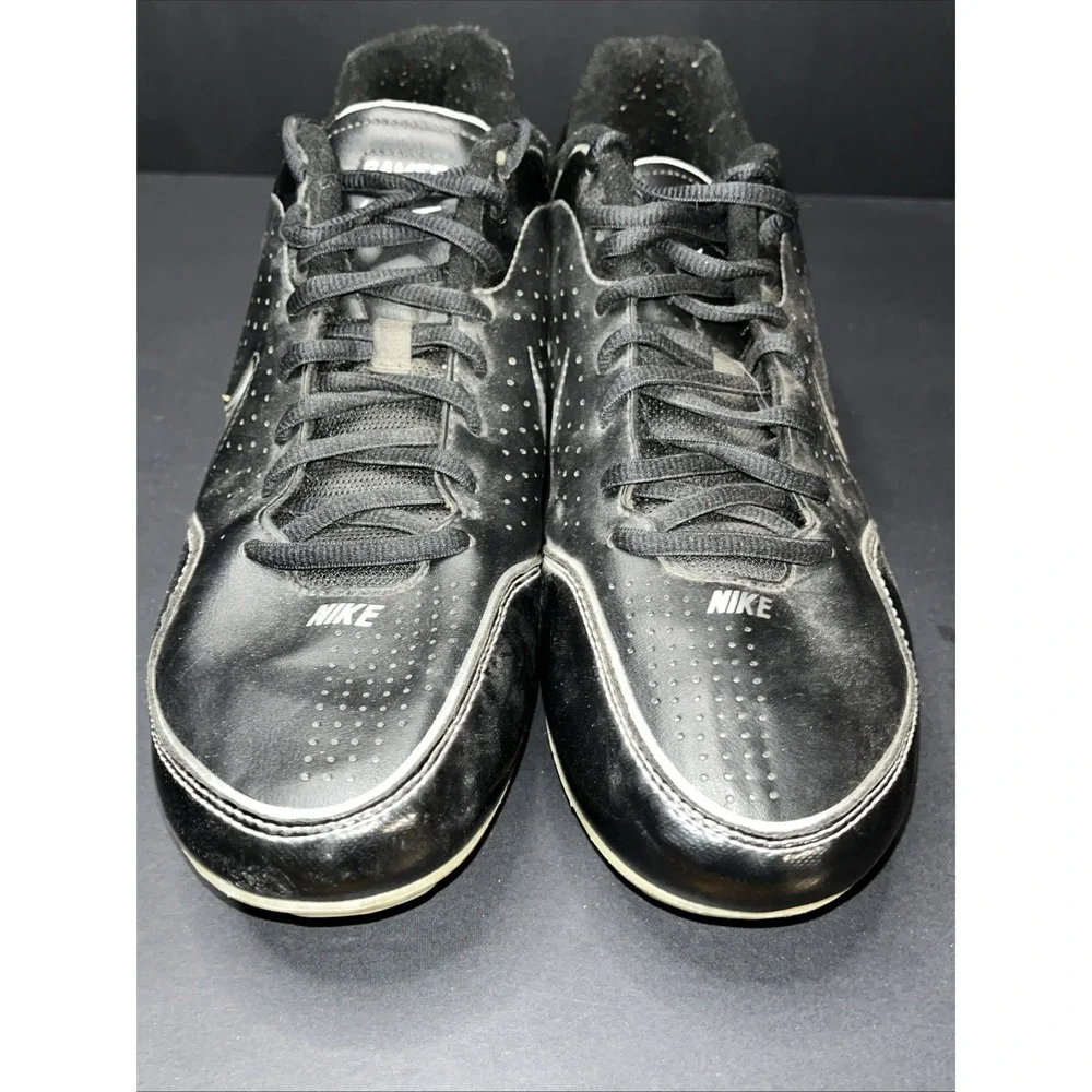 Nike Gamer Conversion Men's 10.5 US 469728-011 Black White Baseball Cleat Shoes